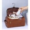 Menn Vintage Luksus Toalettveske Reise Nødvendig Business Kosmetisk Makeup Cases Mann Hengende Oppbevaring Organizer Vaskeposer