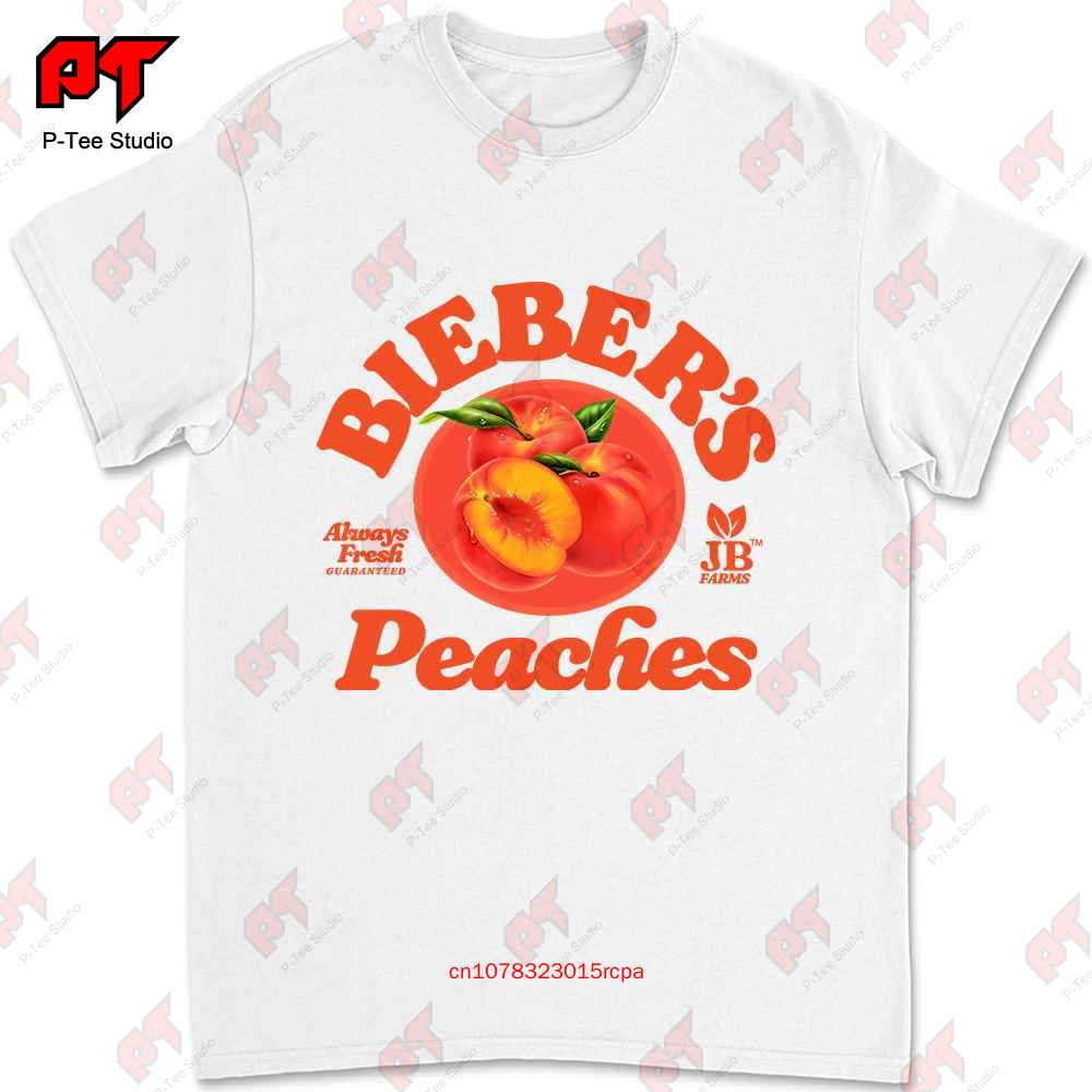 Justin Biebers Peaches Purpose Tour Tshirt Tee IAFG