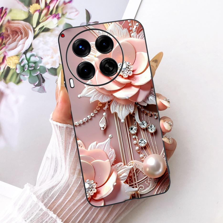 For Tecno Camon 30 Premier Case CL9 Luxury Butterfly Painted Cover Soft TPU Phone Case For Tecno Camon 30 Pro 5G Camon30 4G Bags