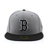 New Era 59FIFTY Boston Red Sox MLB 2T Fitted Cap in Gray and Black Team-Basic (5950) (7-1/2" (approx. 59.6cm)) [Used]
