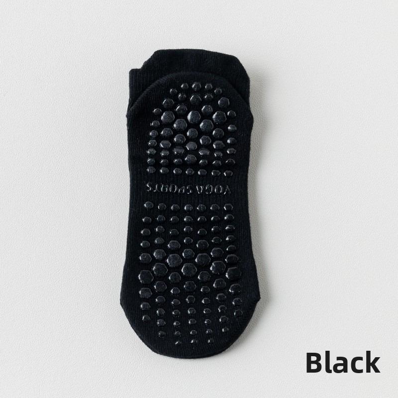 5 Pairs of Women's Spring and Autumn Mesh Ear Lifting Pure Cotton Indoor Fitness Silicone Non Slip Boneless Sports Boat Socks