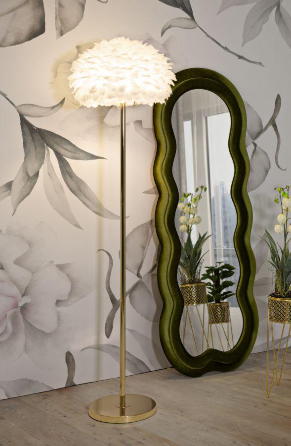 Floor Lamp Feathers Slim White Cm Ø 43X170