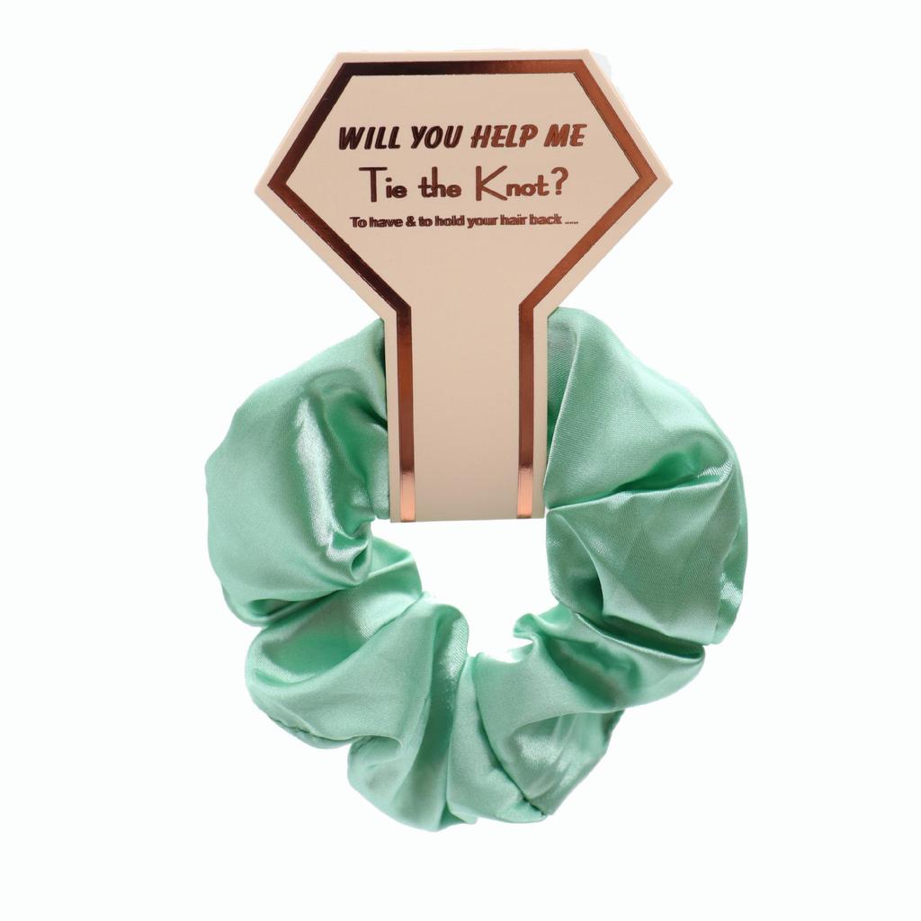 Women's Imitation Silk Satin Hair Tie and Headband - Light Luxury European and American Fashion
