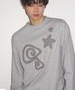 SOMEPLACE MAN Multi Basic Applique Graphic Long Sleeve Oversized Long-Sleeve T-Shirt_3 Colors