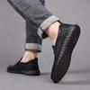 Cow Leather Shoes Men Business Casual Lightweight Soft Bottom Loafers Driving Flat Shoe Slip On Male Footwear Handmade