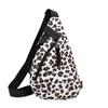Trendy Leopard Print Large-capacity Breast Bag Niche Versatile Shoulder Bag High-end Casual Commuter Messenger Bag