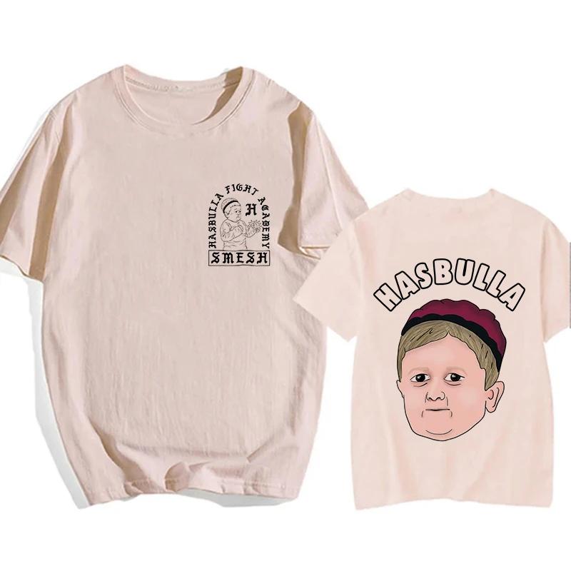 Classic Team Hasbulla EU Size T Shirt Men Women Fighting Hasbulla T-shirt Hip Hop Graphic Shirt Tops Manga T Shirt Streetwear