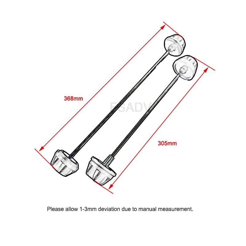 For BMW G310GS G310R Front Rear Wheel Fork Axle Sliders Cap Crash Falling Protector G310 GS 2017-2023 Motorcycle Accessories