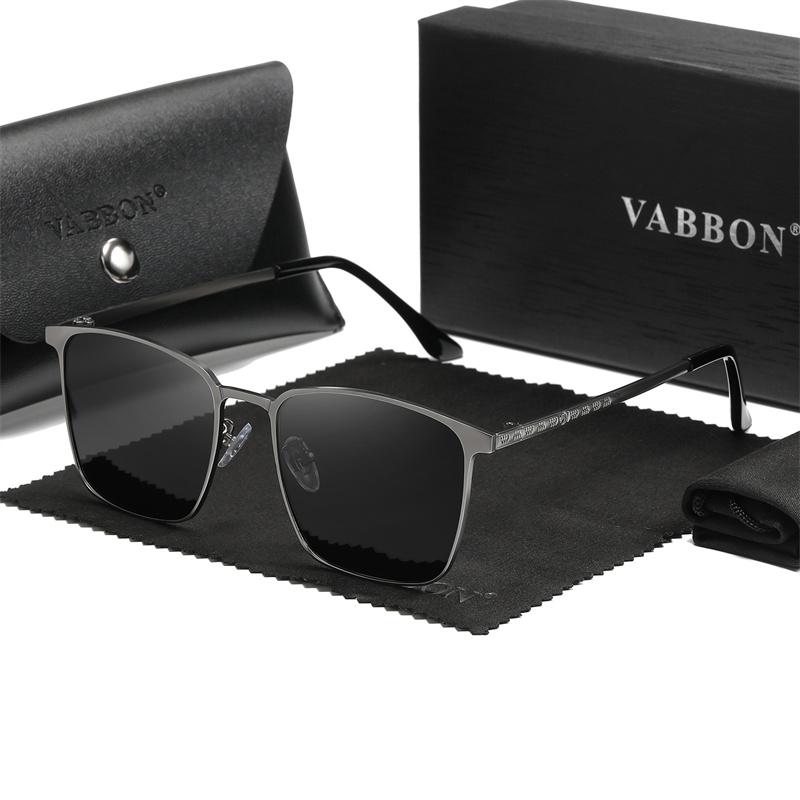 

VABBON Новые поляризационные солнцезащитные очки для мужчин, меняющие цвет, с защитой от ультрафиолета, очки в ретро-оправе 15