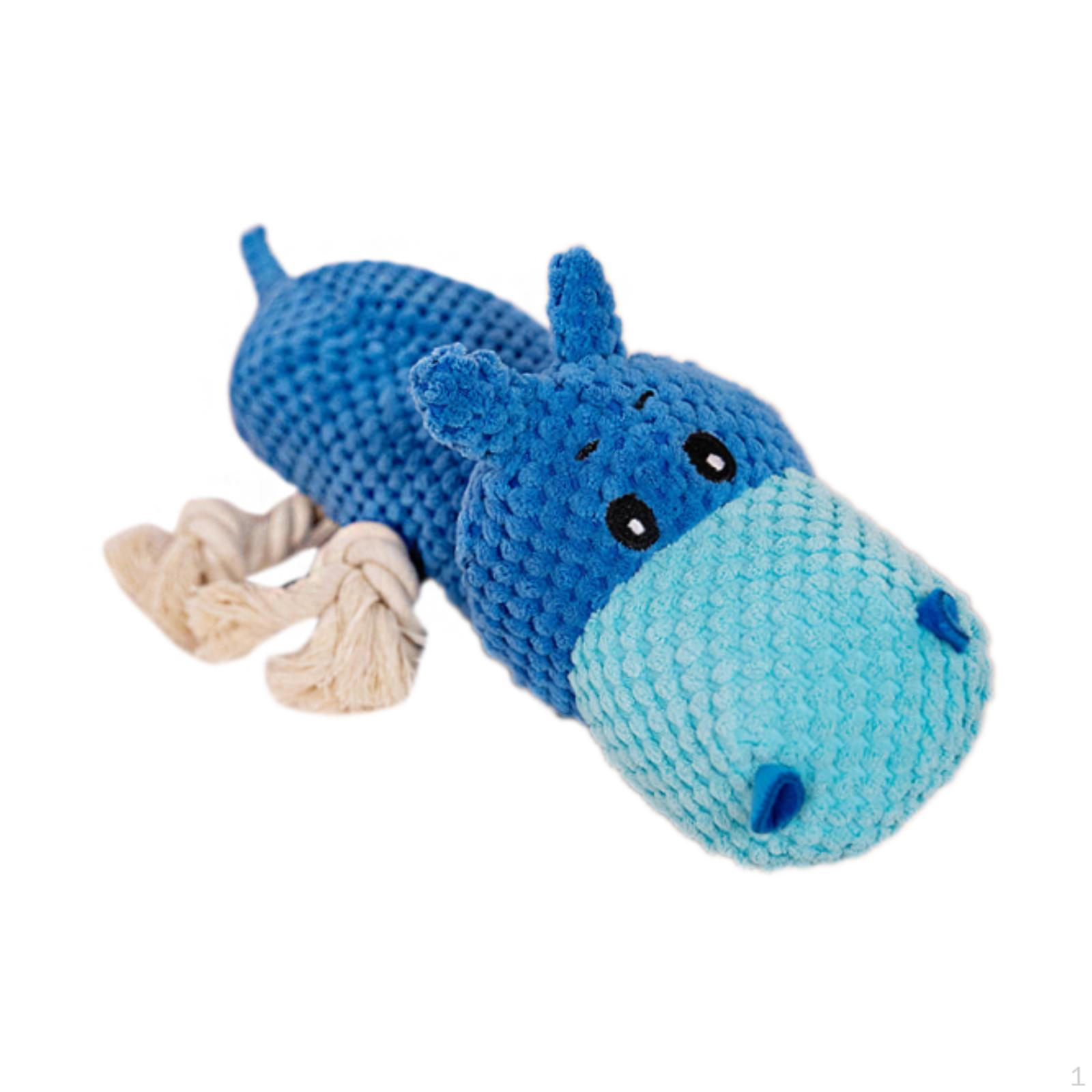 

Игрушка для жевания собак, плюшевые игрушки с пищалкой, саморазвлечение, защита мебели, плюшевый щенок hippo