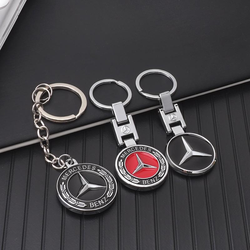 Portachiavi in Metallo Portachiavi Ciondolo per Mercedes Benz W124 W140 W163 W202 W203 W204 W210 W211 W212 C180 CLA CLK CLS Accessori ZB6
