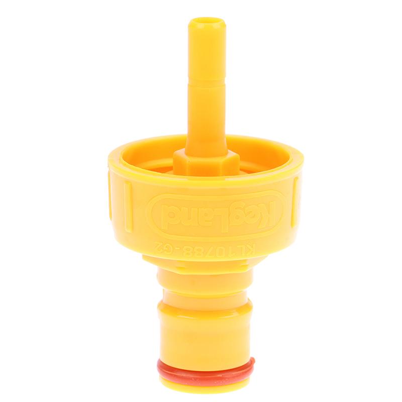 

Крышка для газирования ПЭТ-бутылки с шариковым замком и счетчиком давления жёлтый