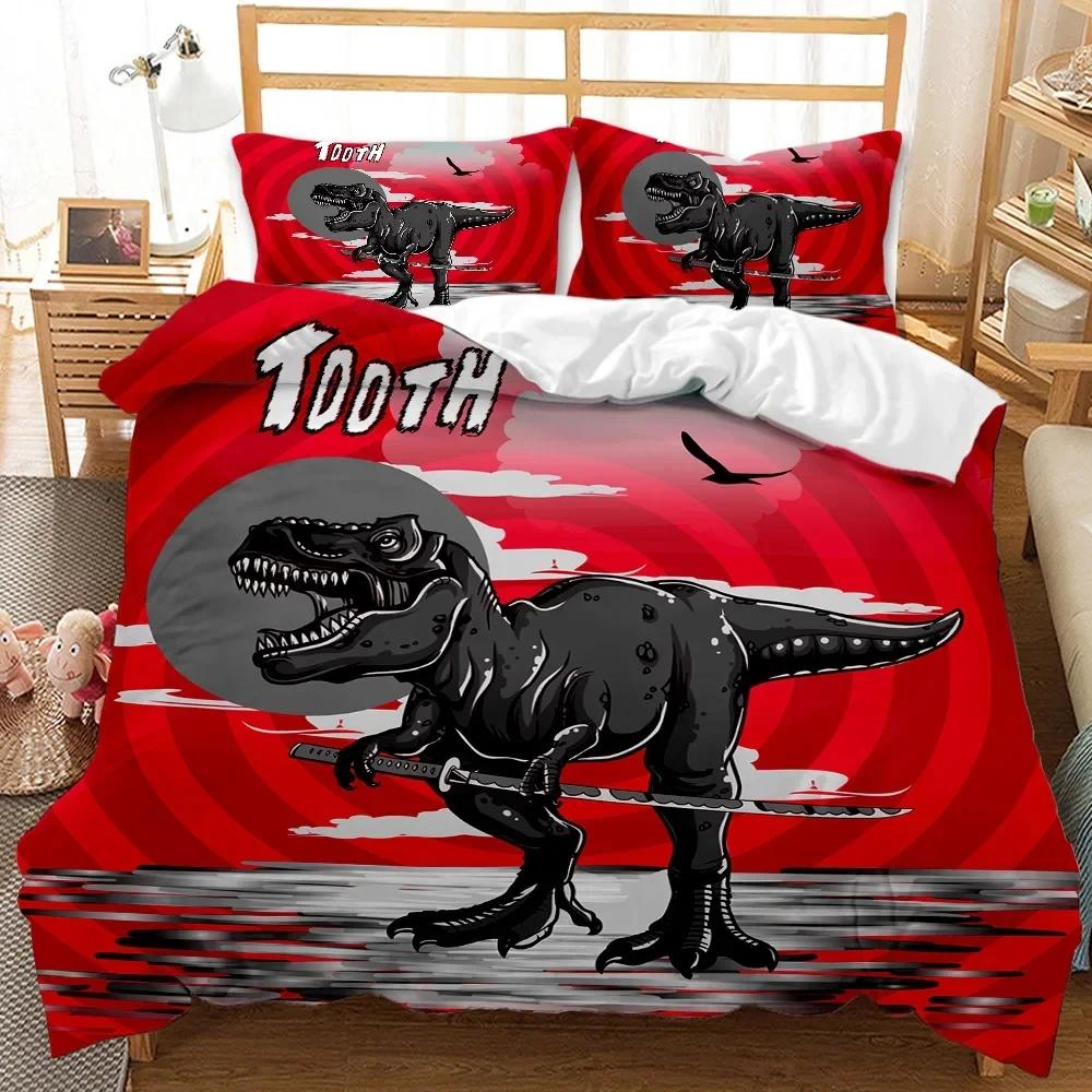 

Comforter Dinosaur Dinosaurs T-Rex Jurassic Dino Fossil Dinosaur Bedding Double Queen King Size Soft Polyester Qulit Comforter (quilt)-EU Single(135*200cm)3pcs