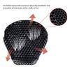 Universal Gel Motorcycle Seat Cushion with 3D Format Honeycomb Cushion with Motorcycle Seat Cover for Long-lasting Comfort.