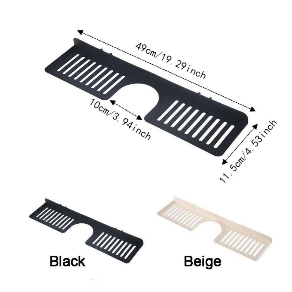 Wall Mounted U Shaped Countertop Storage Rack Water Drainage Kitchen Storage Rack Bathroom