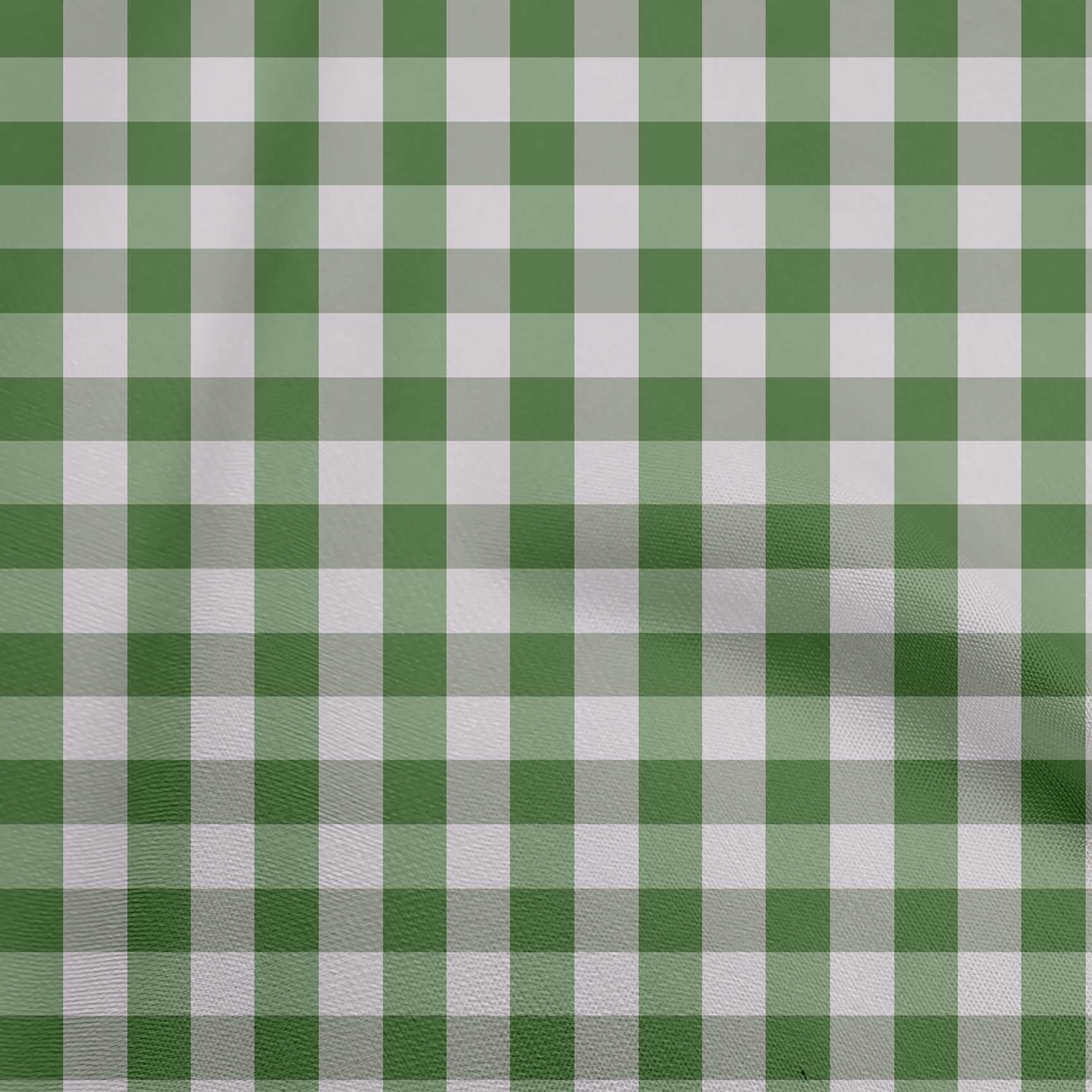 

oneOone Cotton Flex Green Fabric Check Швейный материал Ткань с принтом в ярдах 40 дюймов 42 Inch Wide - Viscose Chiffon зелёный