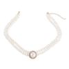 Trendy Pearl Necklace Set Imitation Pearl Court-style Jewelry Set  Bridal Accessories