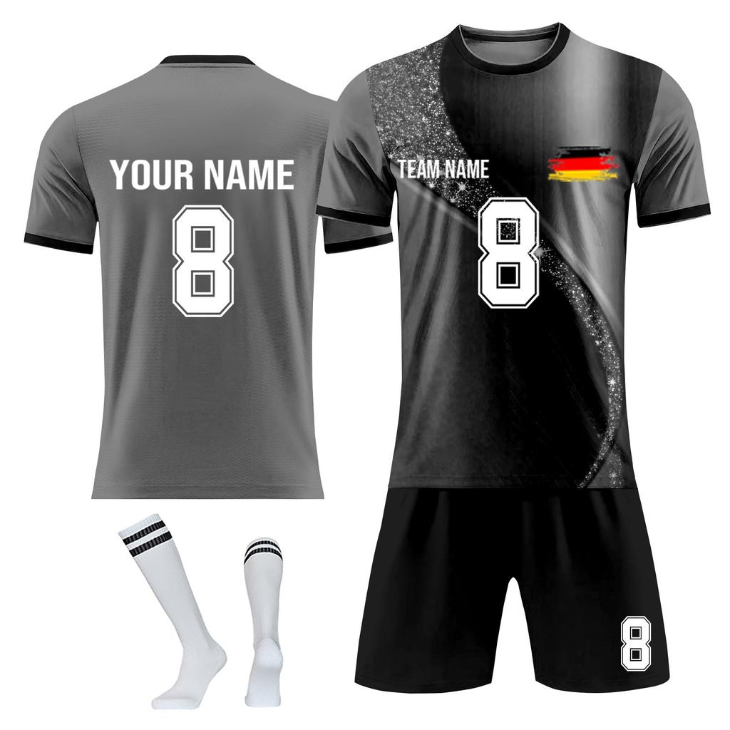 Personalised Shirts Kit Mens Girls With Name Number Custom Football Jerseys For Boys Training Suit