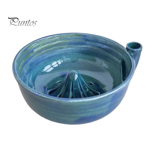 Durable Ceramic Wash Basin Self Rinsing Bowl, with Hollow Drain Holes, Swirl-Flow Berry Kitchen Draining Bowl Washing Fruit Rinse for Counter