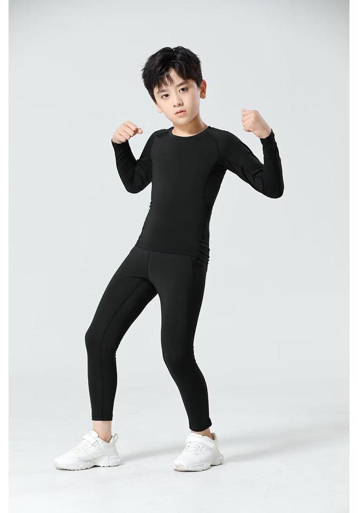 2024 Autumn Quick-Dry Long Sleeve Sportswear Set for Adults & Kids