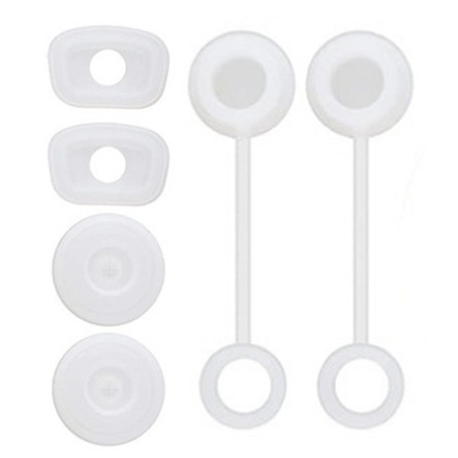 6pcs Silicone Straw Covers Cap Reusable Leakproof Spill Straw Stopper for Sealing and Fixing The Straw
