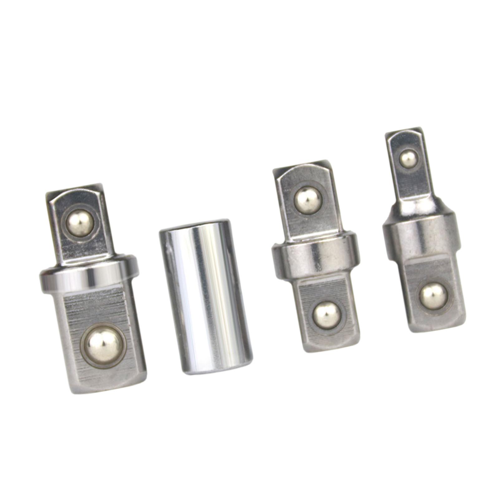 

Многоцелевой набор переходников для торцевых головок 1/4 3/8 1/2 дюйма с квадратным приводом для быстрой конвертации инструмента. Повышает эффективность.