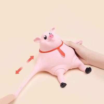 Creative  Pink Pig Squishy Stress Relief Decompression Toy Cute Squeeze Animal Little Pig Doll Pinch Fidget Toy