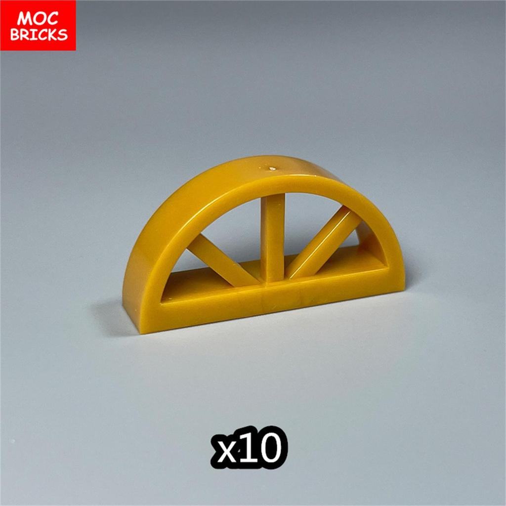 MOC Bricks Fence Railing Window Stairs Ladder Gate DIY Garden House Architecture Accessories Building Blocks Children's Toys