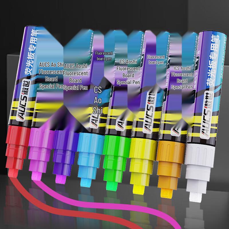 Fluorescent Board Marker Pen Set