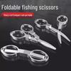 Portable Multi-Functional 8-Shape Folding Fishing Scissors for Strong PE Line