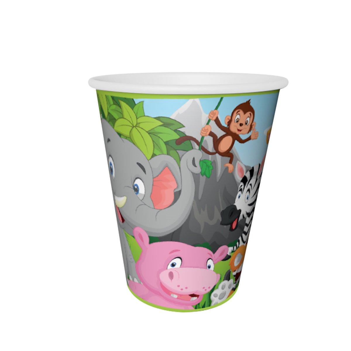 

TSF8719 Balloon House, Safari, 8 бумажных стаканчиков, 220/240 куб. см
