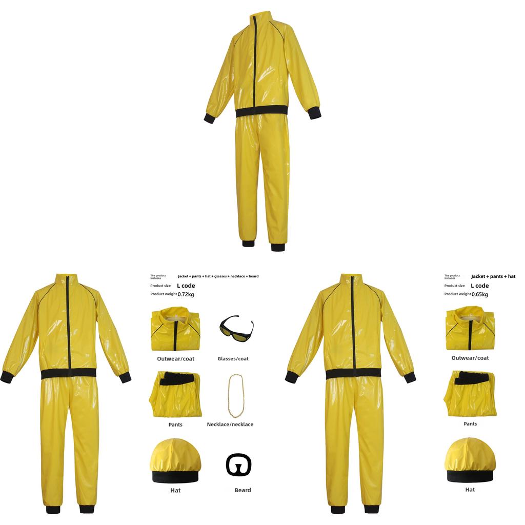 Disco Cosplay Costume For Anime Role Play With Accessories For Halloween Events