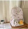 Schoolbag new cute cartoon dog printed backpack female student gift large capacity shoulder pain bag light casual schoolbag