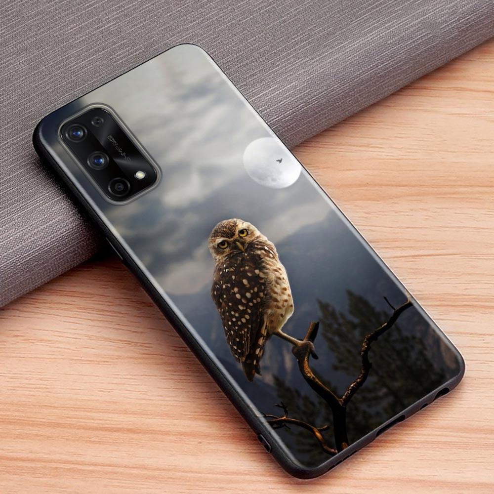 Cute Baby Owl Animal For Realme 10 Case Cover Realme 6 7 8 9 10 11 Pro Plus 8i C20 C21 C21Y C33 C35 C53 C55 Soft Silicone Cases