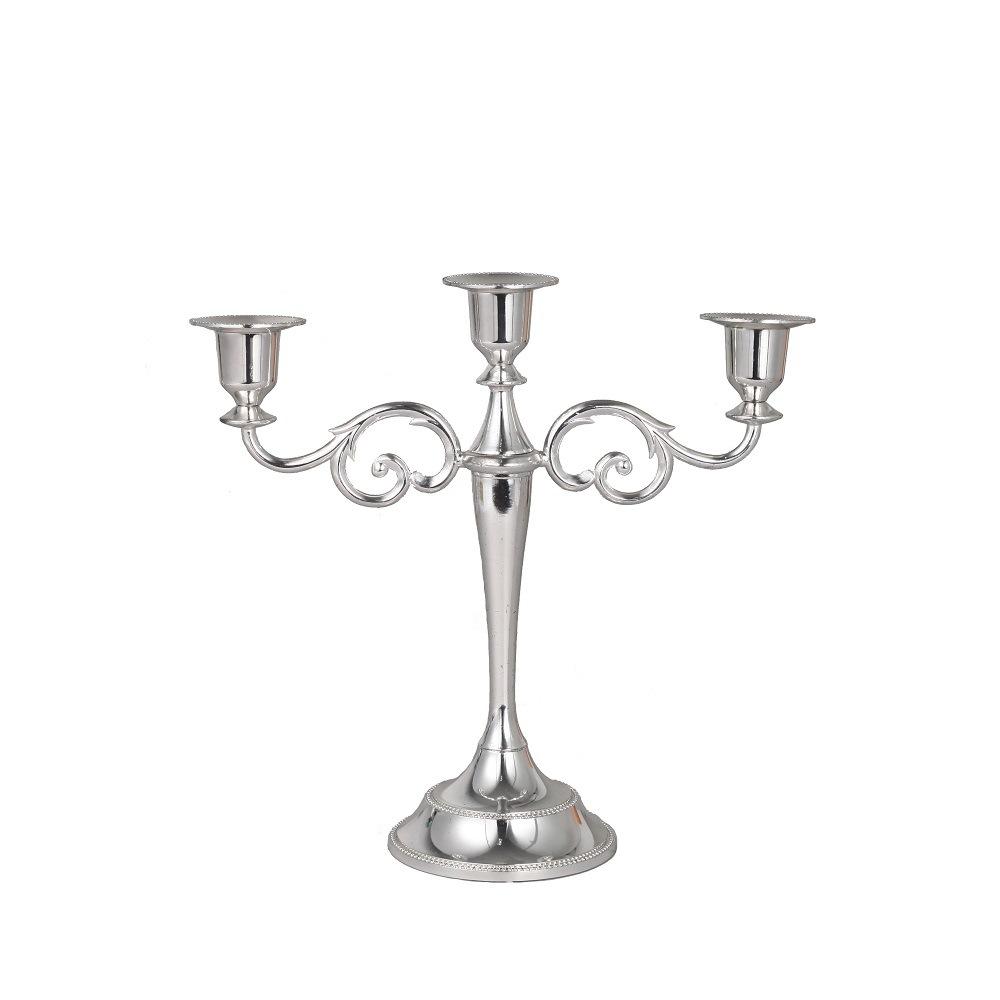 American Style Retro Candlestick Creative Three-headed Five-headed Metal Iron Candle Holder Romantic Dinner Table Decoration