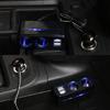 2 Way Multiple Socket Car Cigarettes Lighter Splitter USB Charging 12V/24V Adapter with USB Port