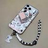 Snoopy Magnetic Phone Holder for iPhone 17 Pro Max Case, Cartoon Transparent Design for Apple 16 Pro
