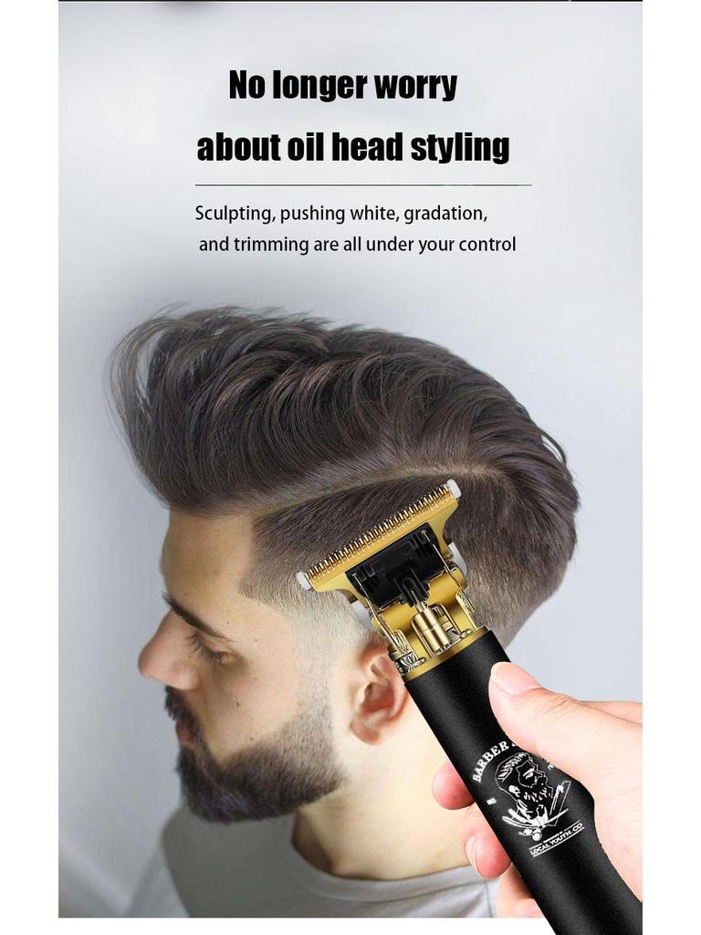 Cross-Border T9 Electric Hair Clipper for Bald and Carving Styles