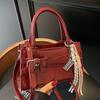 New Products Are Hot, High-quality Foreign-style Bows, Portable Small Square Bags, Casual and Versatile Korean Version of Fashionable Messenger Women'
