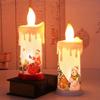 Ornaments for Home LED Simulation Flame Candle New Year Christmas Decoration Home Decor Xmas KTY