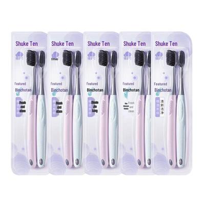 Shuke Carbon Silk Energy Protection Toothbrush, 10-Pack