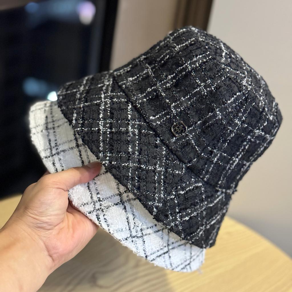 New high-end fisherman hat women's small fragrance style fashionable versatile face small sunshade basin hat