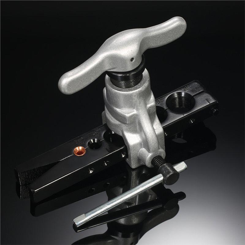 AB34-Eccentric Flaring Tool Set Refrigeration Water Gas Brake Line Applications Tubing 6 Dies Sizes 1/4 - 3/4Inch