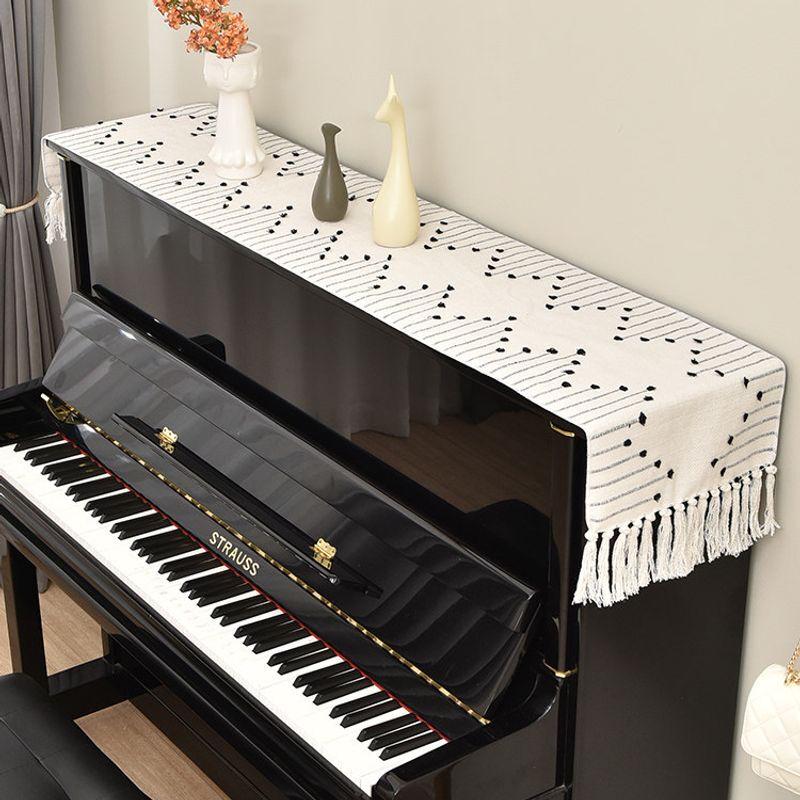 Handmade Woven Tassel Piano Dust Cover