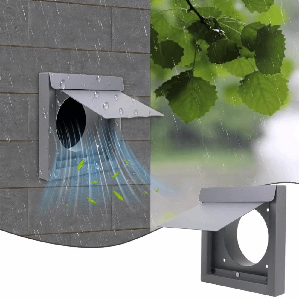 Weatherproof Dryer Vent Cover Metal Exhaust Hood Useful Exterior Wall Vent Hood  Home Ventilation