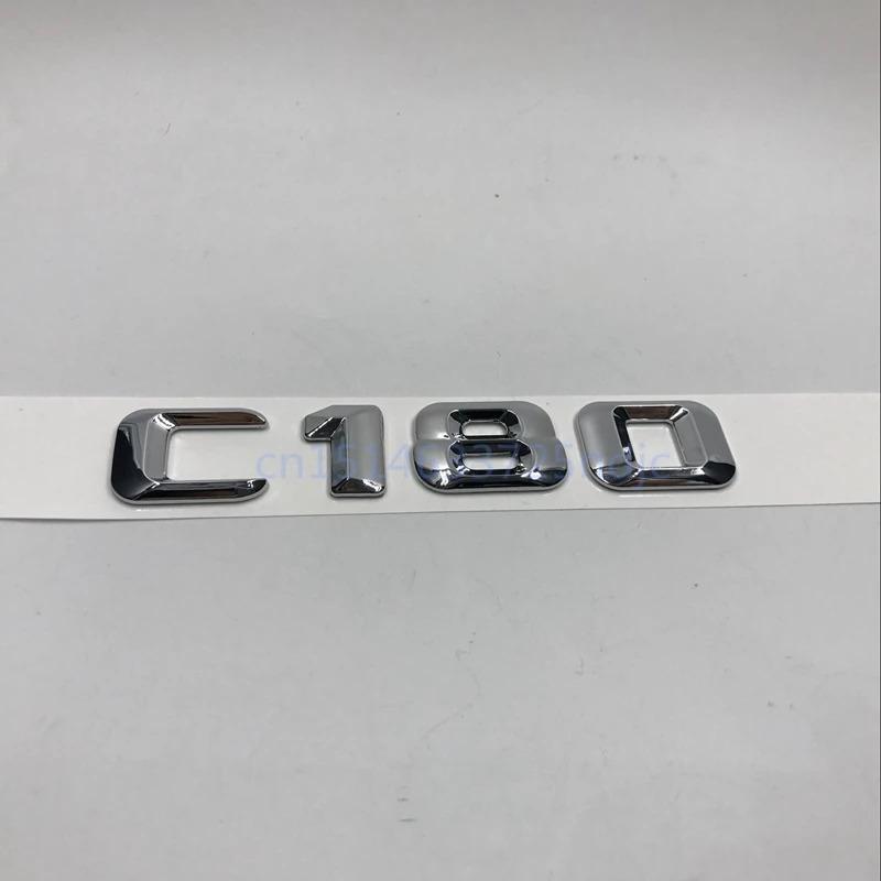ABS For Mercedes-Benz C Class C180 C200 C220 C260 C280 C300 C320 Trunk Rear Emblem Badge Chrome Letters ZO7