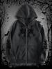 2026 new dark sweatshirt hoodie goth Y2K couple Harajuku printed zipper cardigan hooded sweater