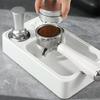 Coffee Tamping Station Organizer Stand with Knock Slag Bucket Universal Portafialter ABS Holder Espresso Accessories Barista