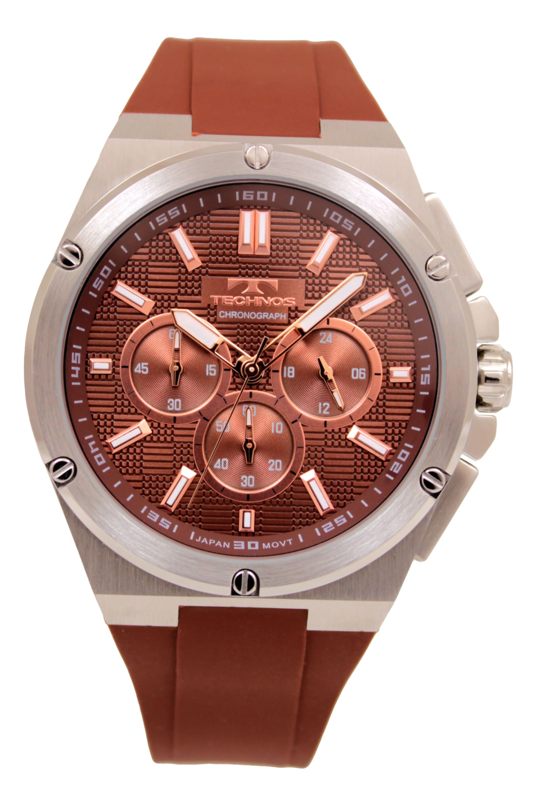 

Technos T6C27SA Men s Brown Chronograph Watch