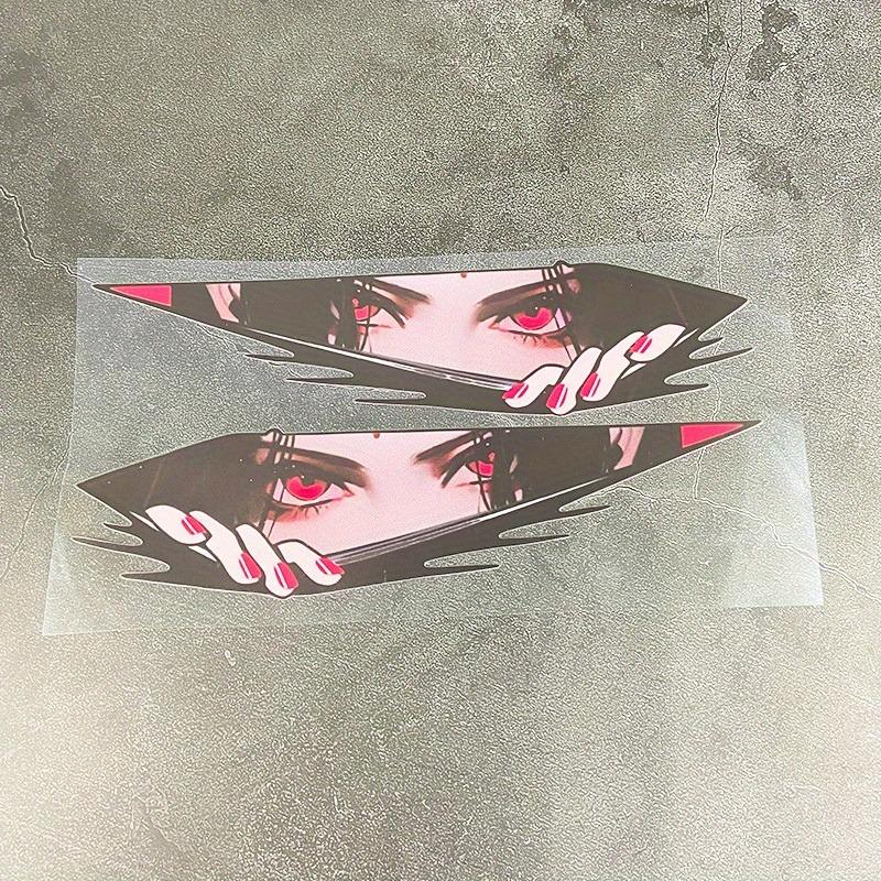 1Pair JDM Anime Motorcycle Stickers Waterproof for Motorbike Fuel Tank Side Panels DIY Scooter Helmet Box Durable Vinyl Decals